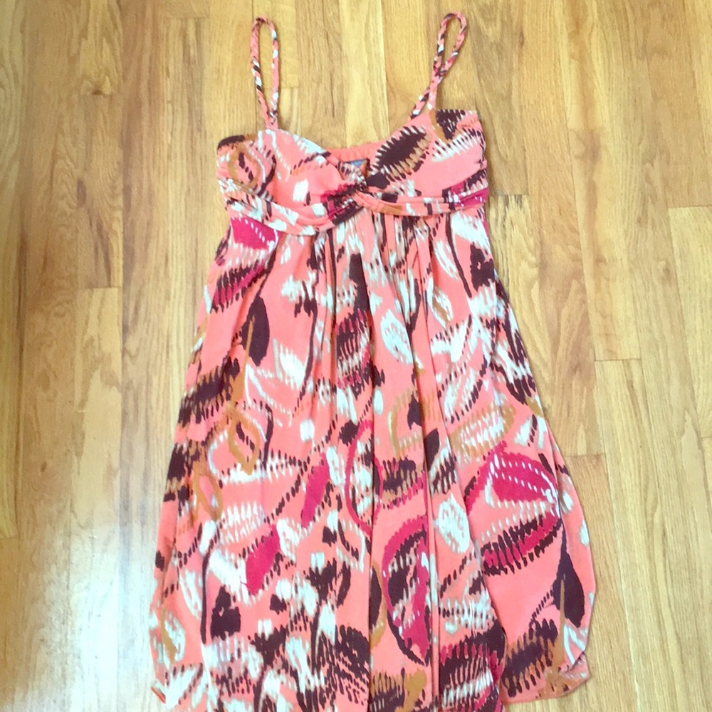 Bisou Bisou dress multi colored orange